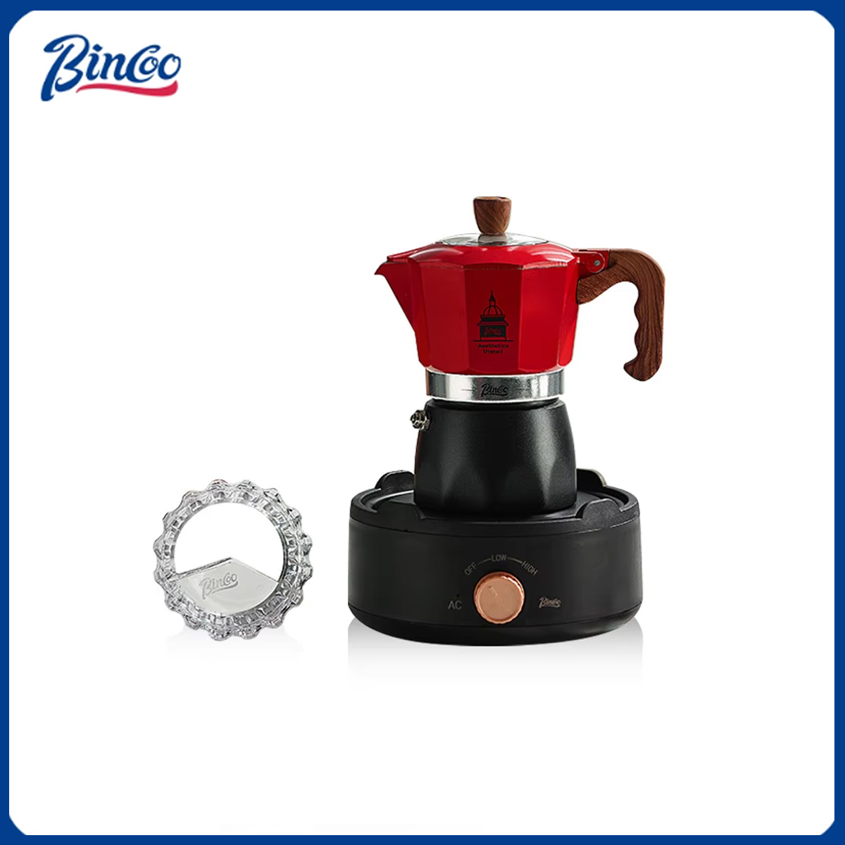 Home Barista - Bincoo Dubbele Klep Koffie Moka Pot