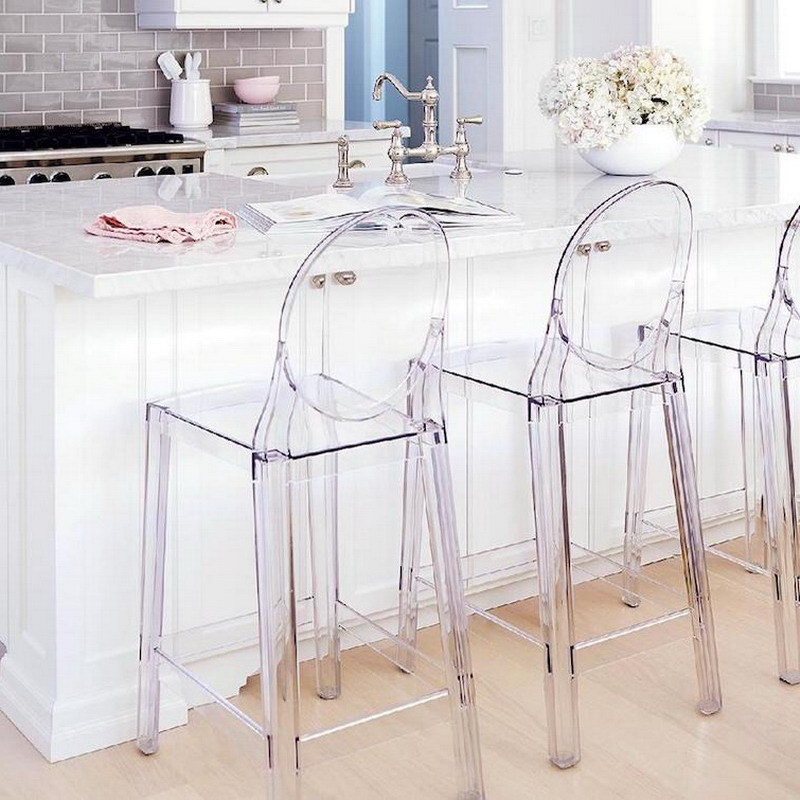 Home Bar Stools - 8 stuks Fashion Home Decor Helder