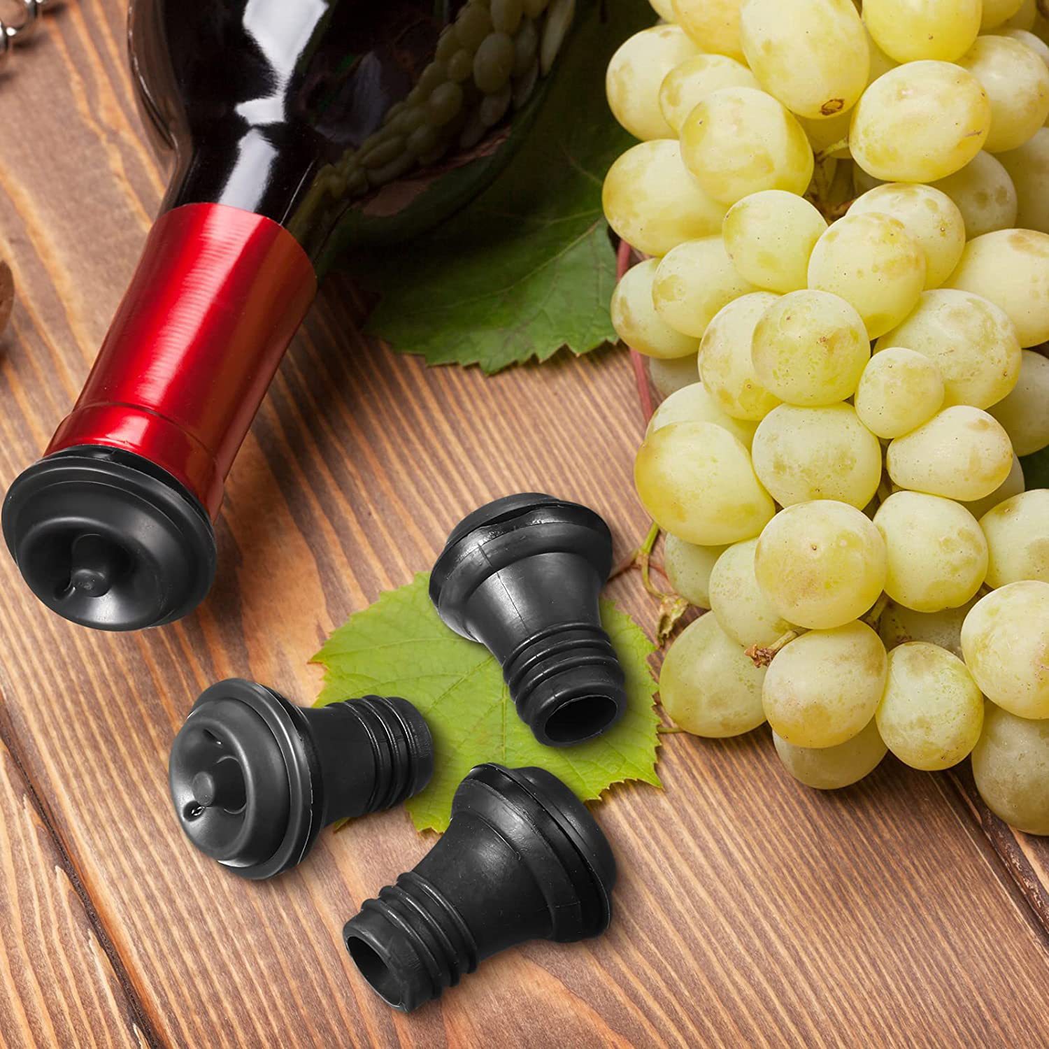 Wine Preservation Pump - Wijnvacuümpomp Handmatige vacuümconserveringsstop Universele luchtextractiekurk voor