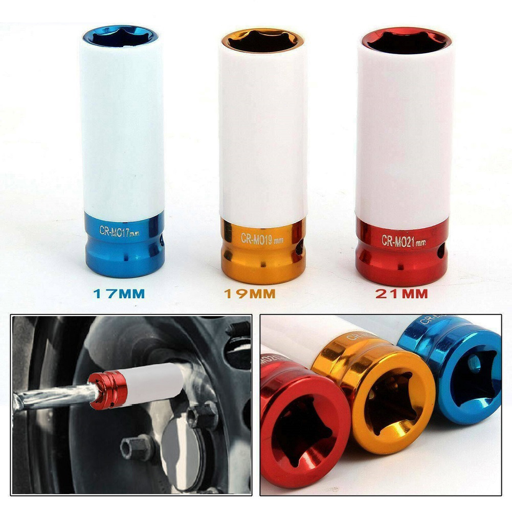 Home Bar Supplies - 1Pc Metalen Socket 17mm/19mm/21mm Dopsleutel 1/2