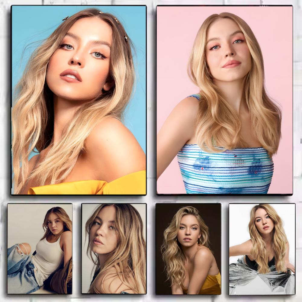 Home Bar Sydney - Acteur S-Sydney Sweeney Poster Wanddecoratie, geschikt