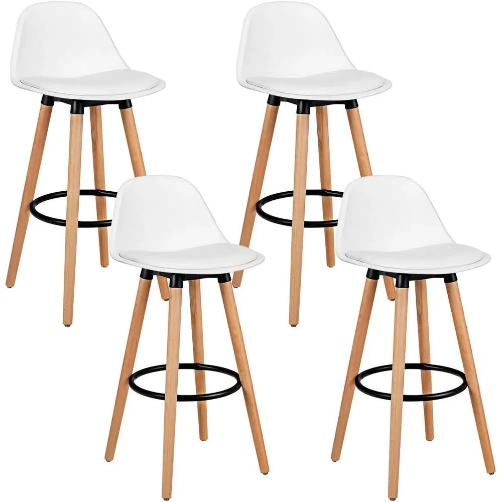 Home Bar Stools - Set van 4 barkrukken met zittingen