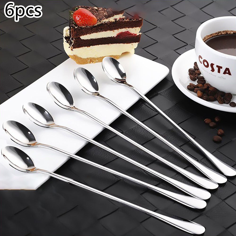 Ice Pick Pick - 6 Stuks Rvs Ijs Thee Scoop