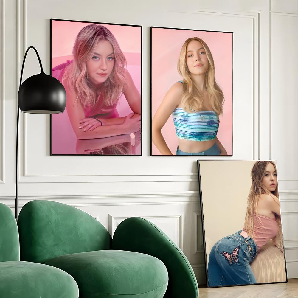 Home Bar Sydney - Sydney S-Sweeney Poster Waterdichte muurkunststicker voor