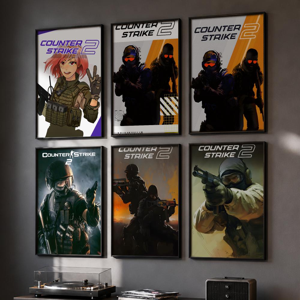 Home Bar And Counter - CS-Counter-Strike 2 Game Poster HD Wandstickers