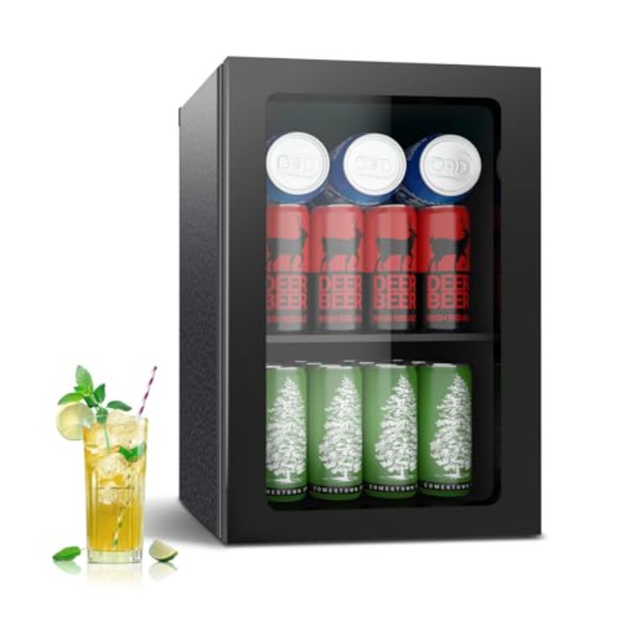 Home Bar And Fridge - Drankenkoelkast voor kantoor, slaapkamer, thuisbar: minikoelkast