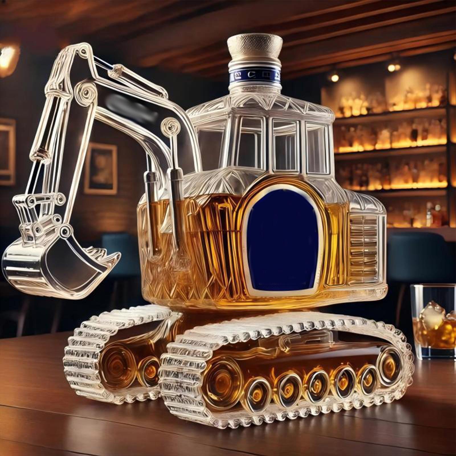 Home Bar Supplies - Robuuste graafmachine whiskey decanter, premium vakmanschap,