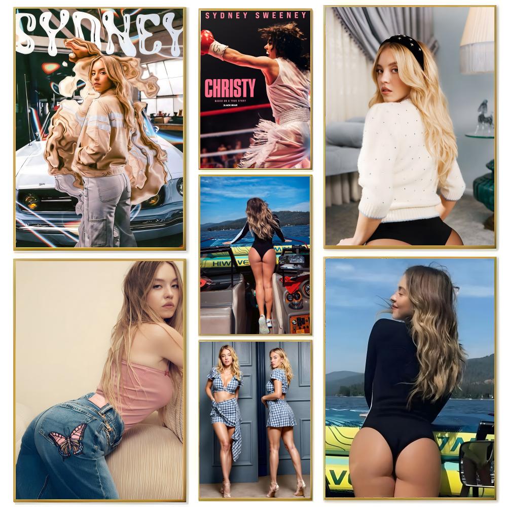 Home Bar Sydney - Actrice S-sydney S-sweeney Poster Wanddecoratie kunstprint