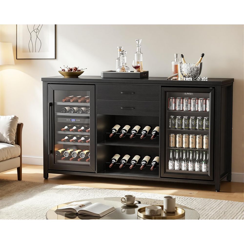 Grote Coee Bar-kast met 2 opbe - Home Bar And Cabinet recensie en prijs