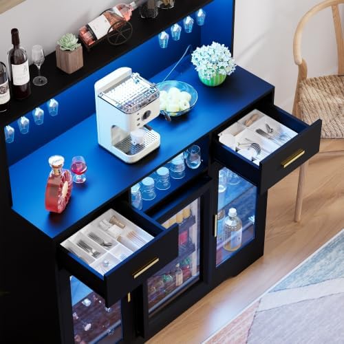 Mini koelkastkast met opbergru - Home Bar And Cabinet recensie en prijs