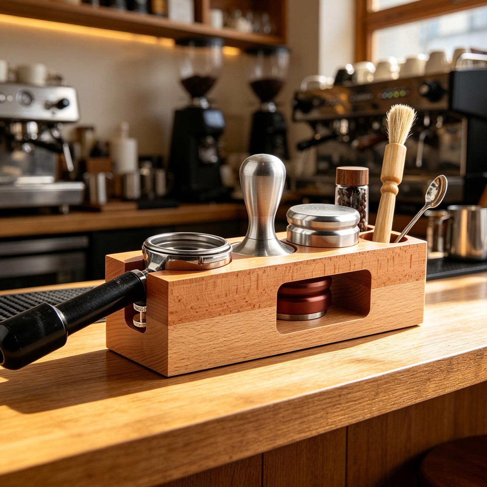 Espresso Tampstation 58mm Hout - Home Bar And Counter recensie en prijs