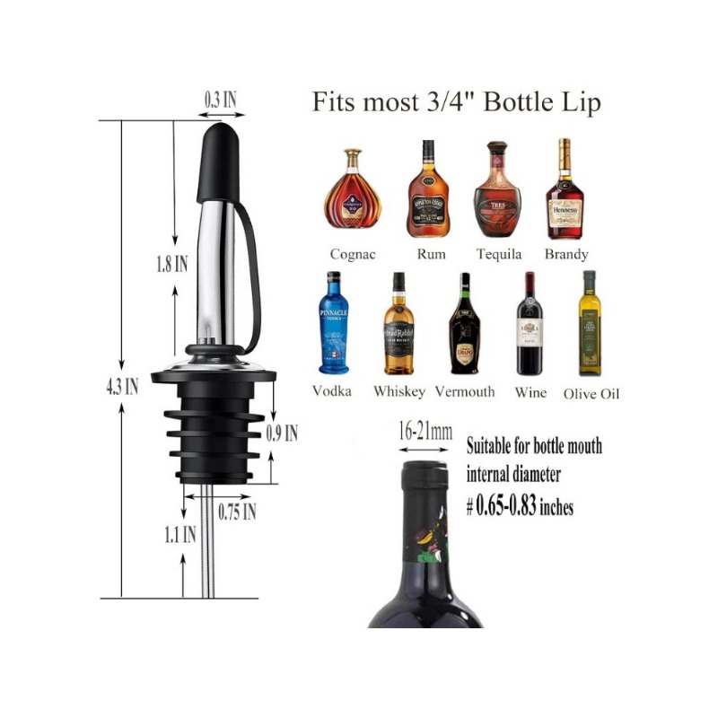 Drank Schenktuit voor Flessen, - Speed Pourer Cap recensie en prijs