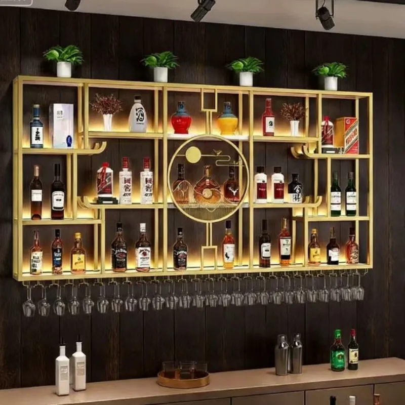 Industriële smeedijzeren wandg - Home Bar And Cabinet recensie en prijs
