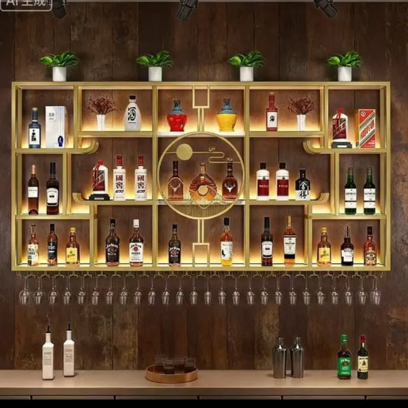 Industriële smeedijzeren wandg - Home Bar And Cabinet recensie en prijs
