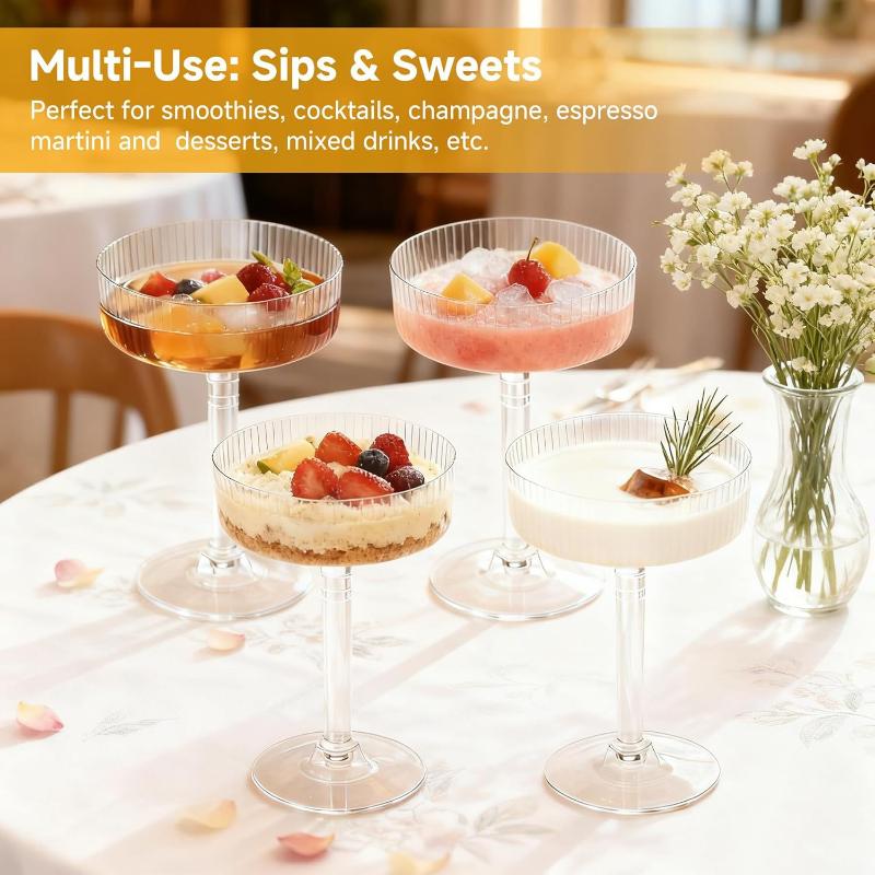 Doorzichtige plastic Martini-d - Home Bar Supplies recensie en prijs