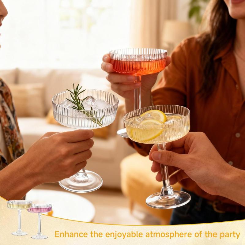 Doorzichtige plastic Martini-d - Home Bar Supplies recensie en prijs