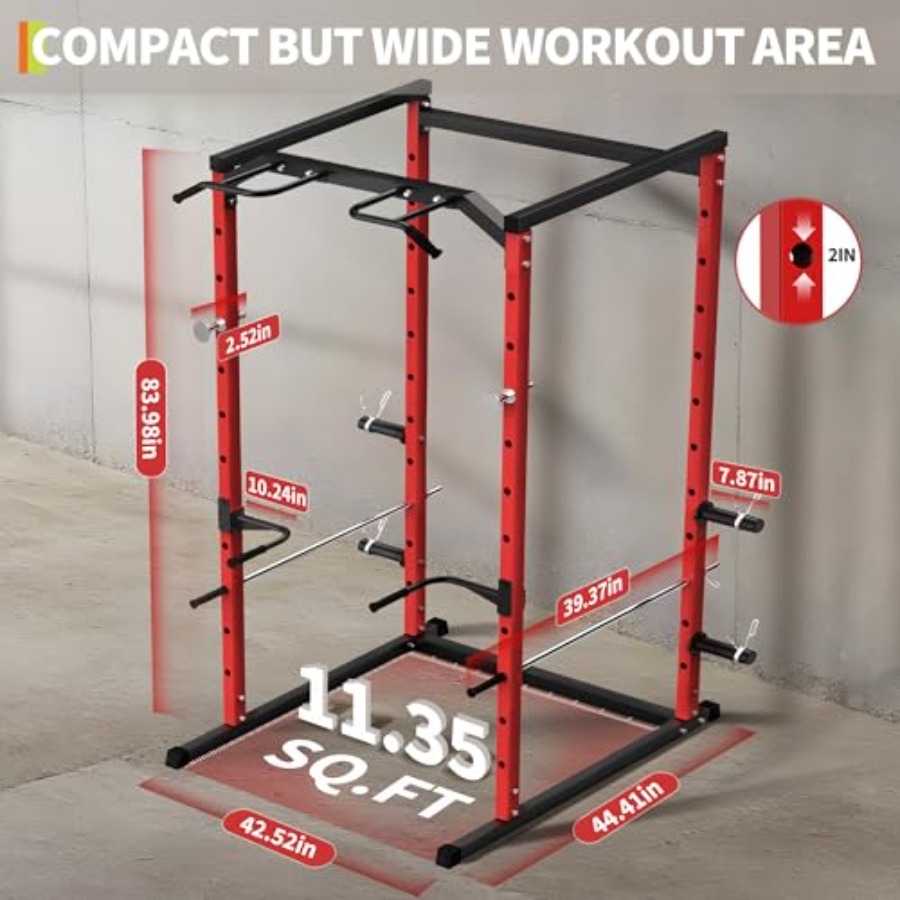 Zware Power Cage met Pull-Up B - Home Bar And Gym recensie en prijs