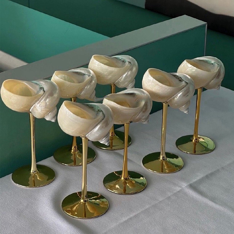 Natuurlijke Conch Wijnglas Bar - Home Bar And Cabinet recensie en prijs