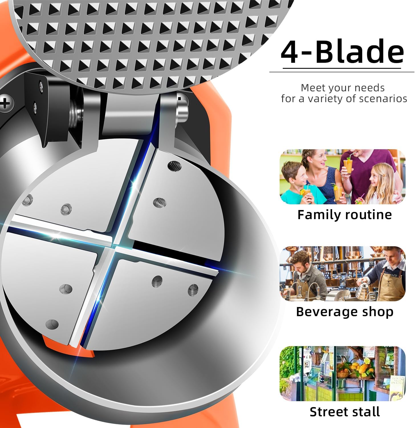 4-blads ijsvergruizer, elektri - Ice Pick Pick recensie en prijs