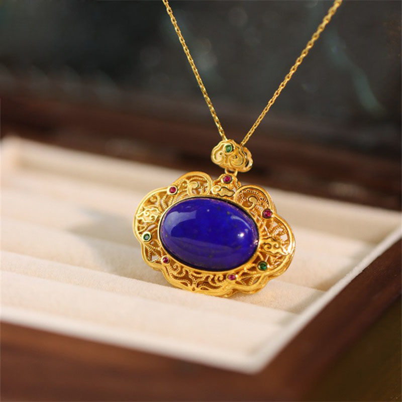 Klassieke Lapis Lazuli Ketting - Bar Cart Gold recensie en prijs