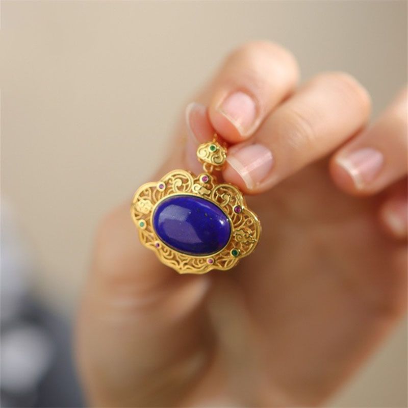 Klassieke Lapis Lazuli Ketting - Bar Cart Gold recensie en prijs