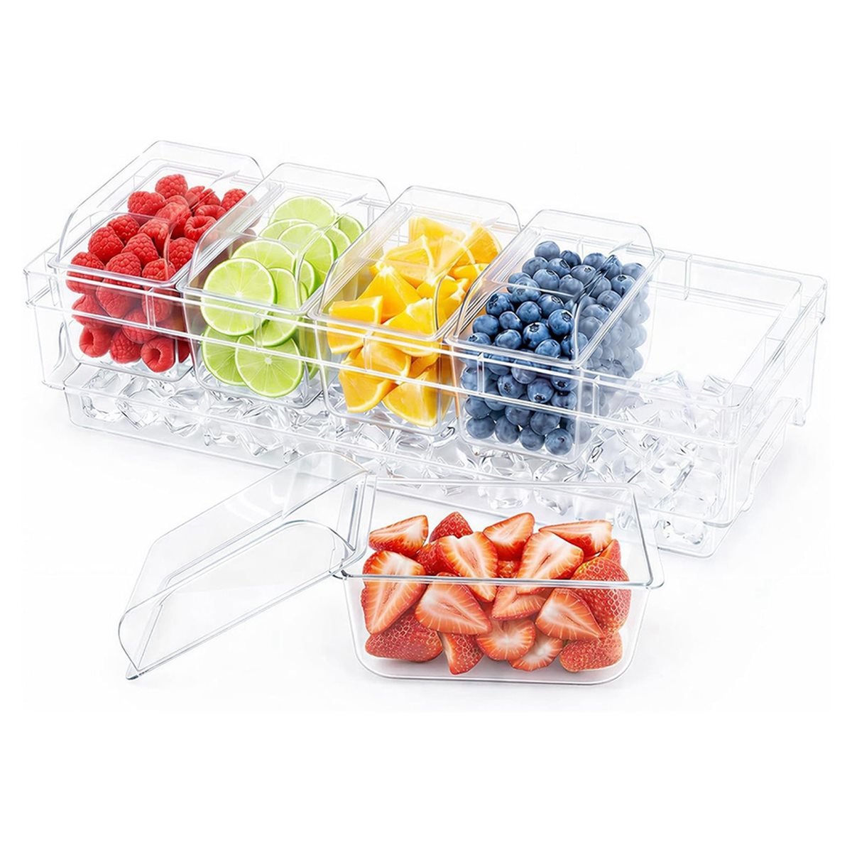 A1846K Geïsoleerde sausbakjes, - Garnish Tray Set recensie en prijs