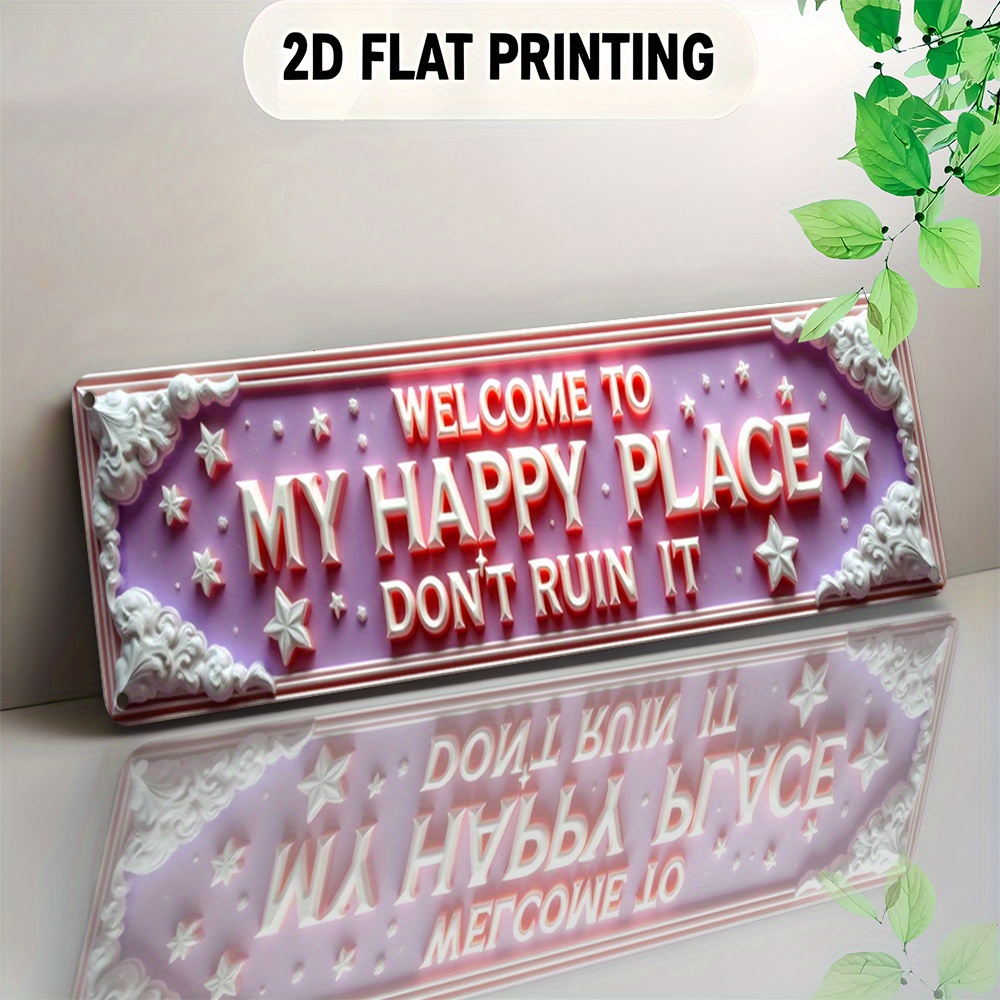 2D Metalen Bord, Aluminium, Ar - Home Bar Word recensie en prijs