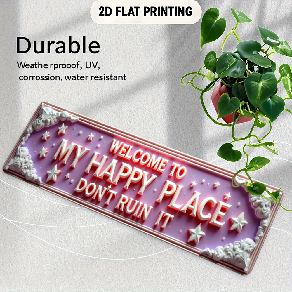 2D Metalen Bord, Aluminium, Ar - Home Bar Word recensie en prijs