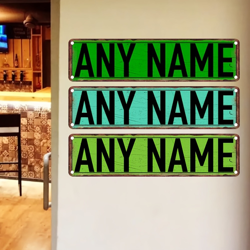 2D plat 16 kleuren op maat gem - Home Bar Signs recensie en prijs