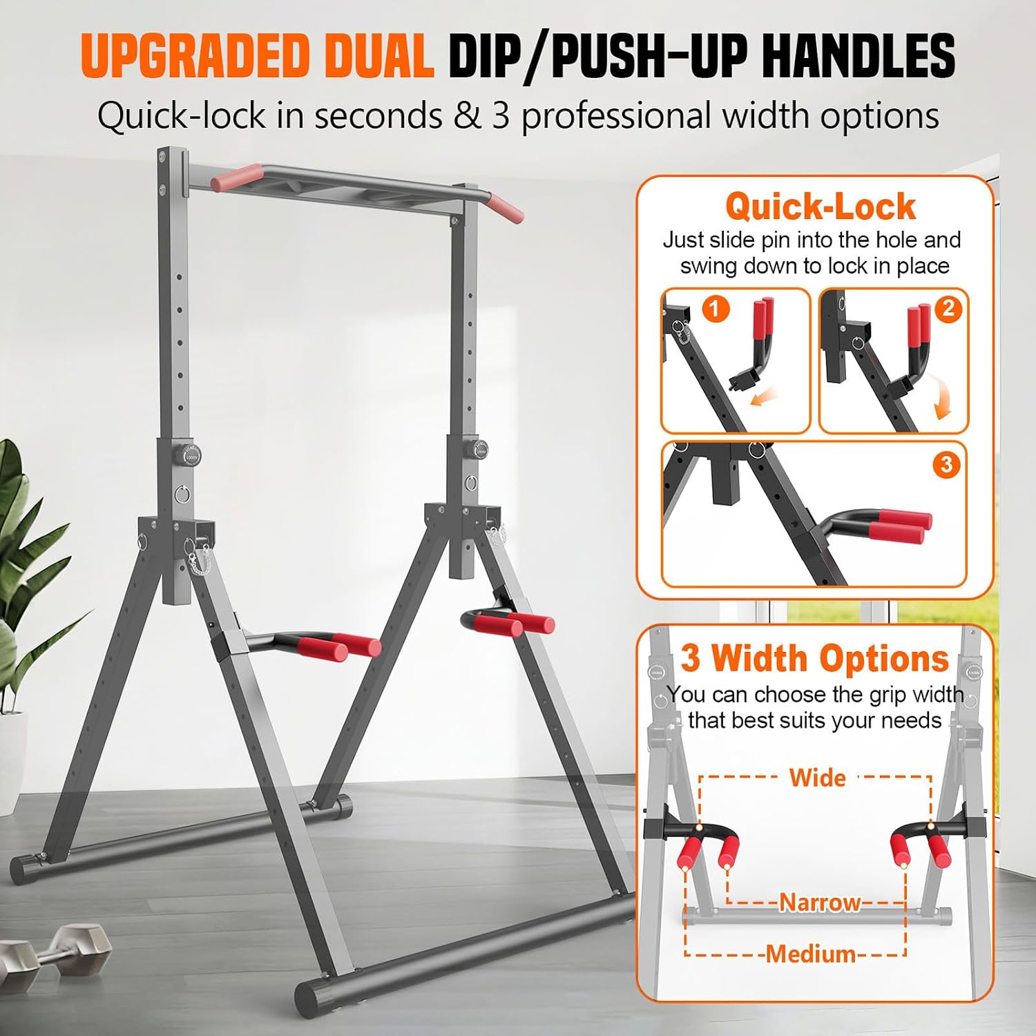 Opvouwbare Power Tower Dip Sta - Home Bar And Gym recensie en prijs