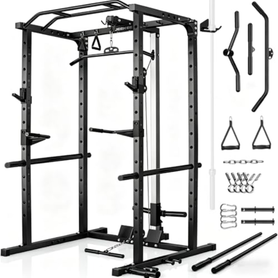Homegym power rack met LAT pul - Home Bar And Gym recensie en prijs