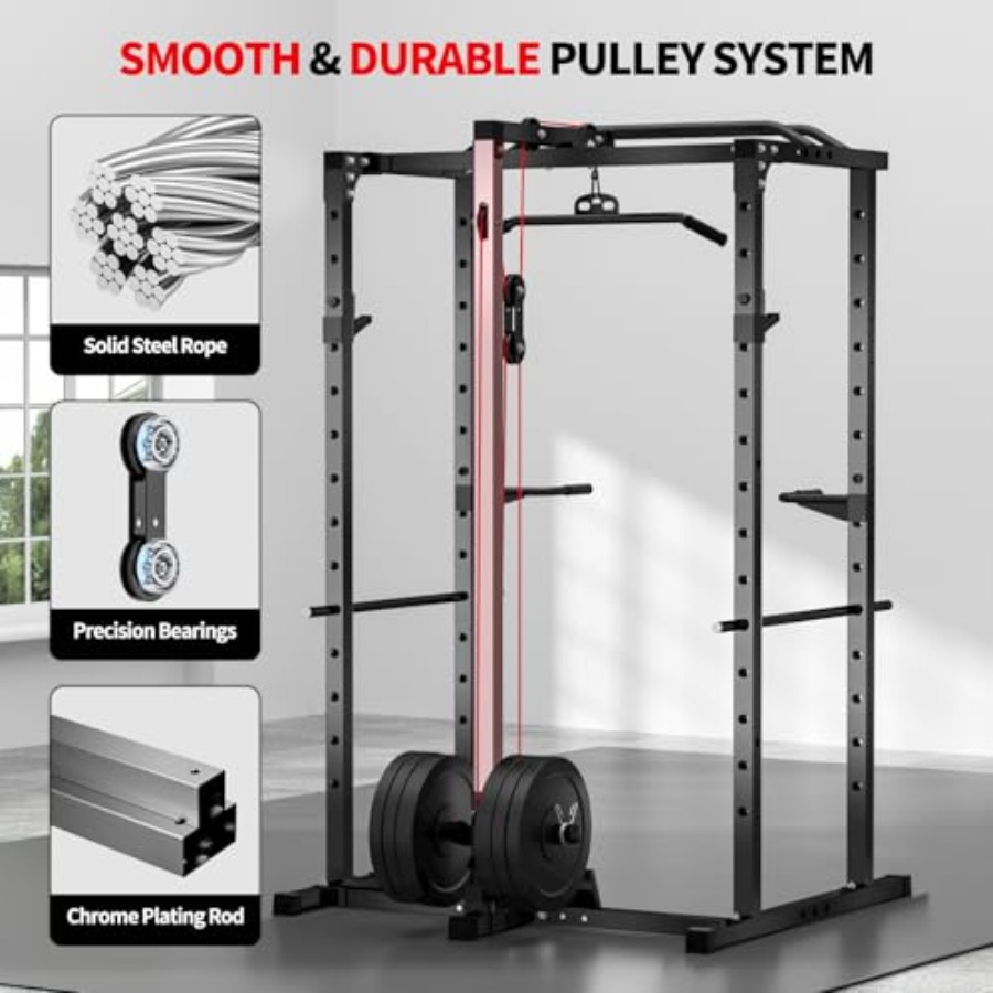 Homegym power rack met LAT pul - Home Bar And Gym recensie en prijs