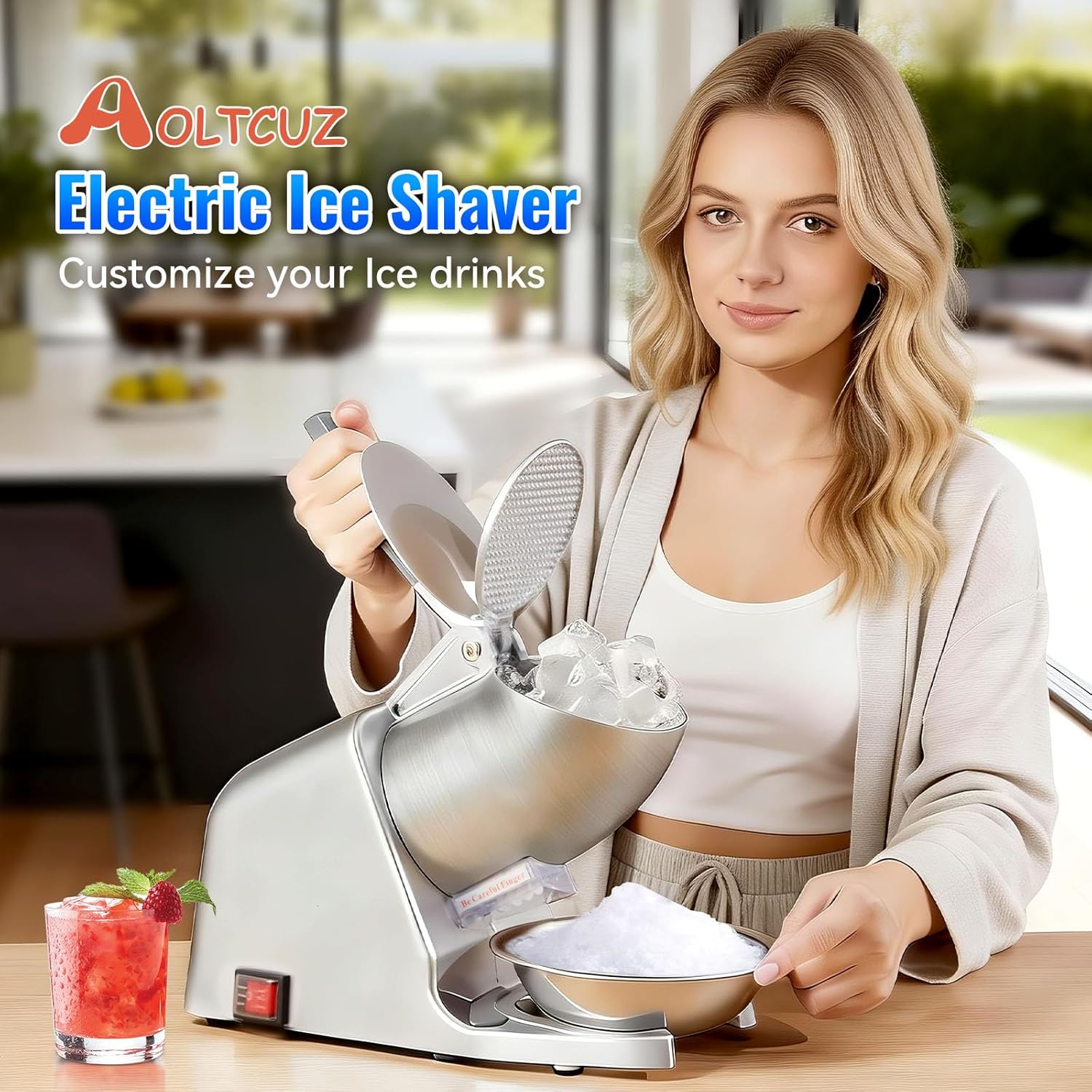 186lbs/h Dual Blade Ice Shaver - Ice Pick Pick recensie en prijs
