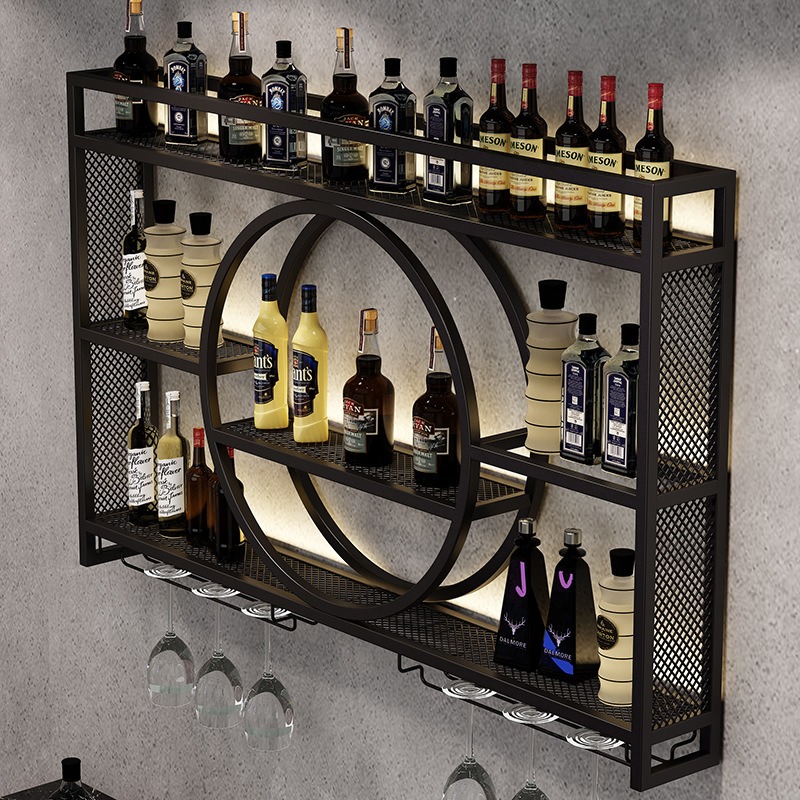 Wandgemonteerde wijnrek, barre - Home Bar And Cabinet recensie en prijs