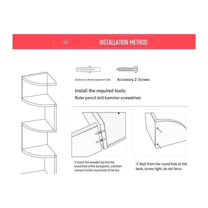 ABUL-hoekplank Hoekponsvrije w - Home Bar Shelves recensie en prijs