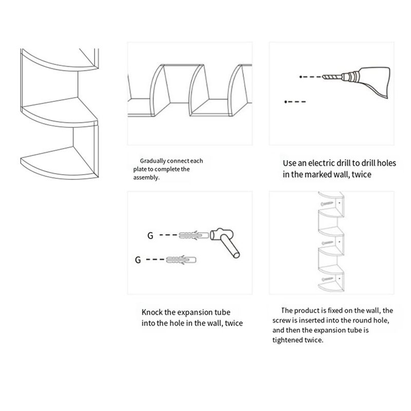 ABUL-hoekplank Hoekponsvrije w - Home Bar Shelves recensie en prijs