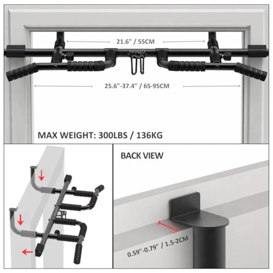Deurkozijn Pull-up Bar Set met - Home Bar And Gym recensie en prijs