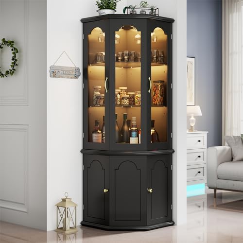 Hoekbar-kast met LED-verlichti - Home Bar And Cabinet recensie en prijs
