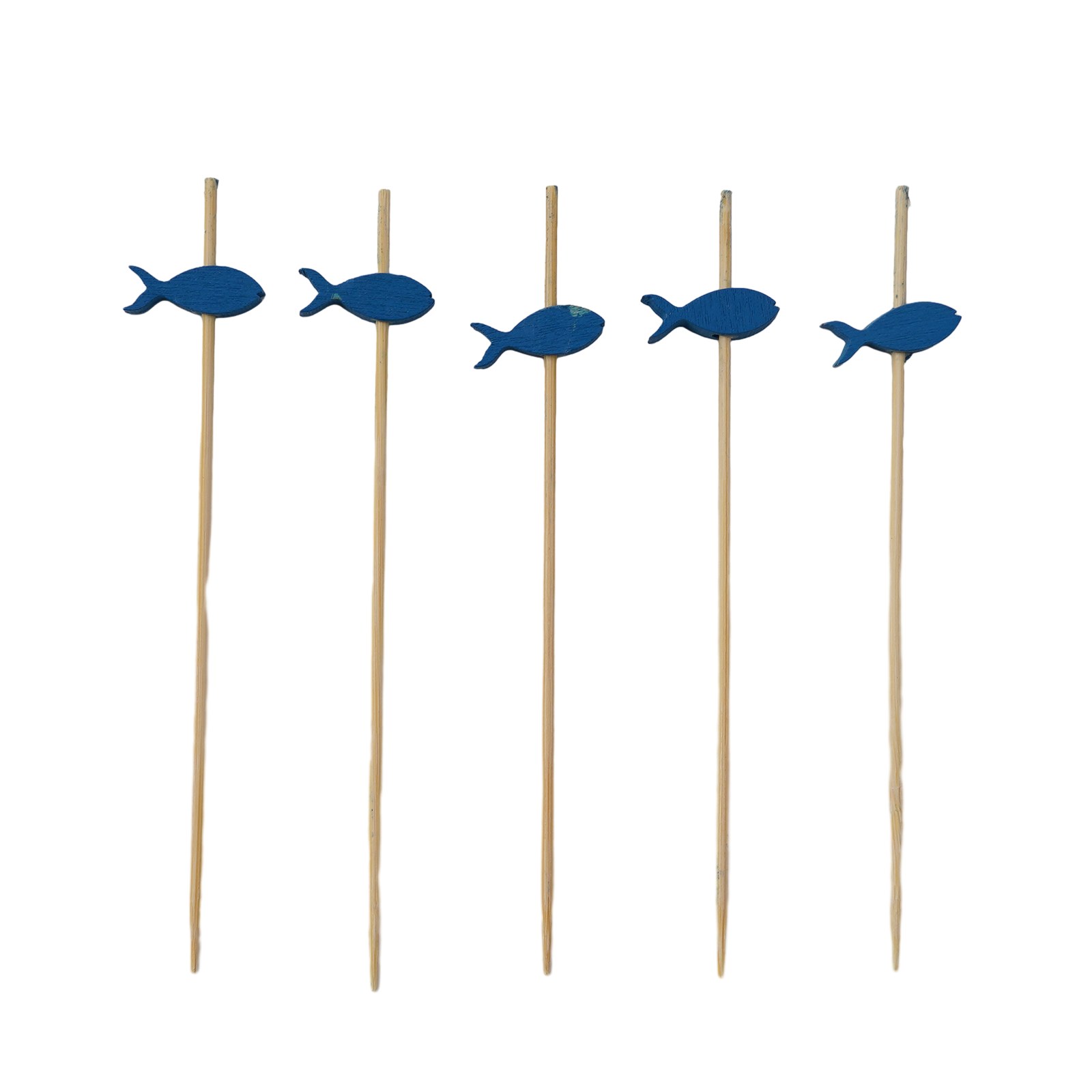 Blauwe visvormige cocktailprik - Ice Pick Pick recensie en prijs