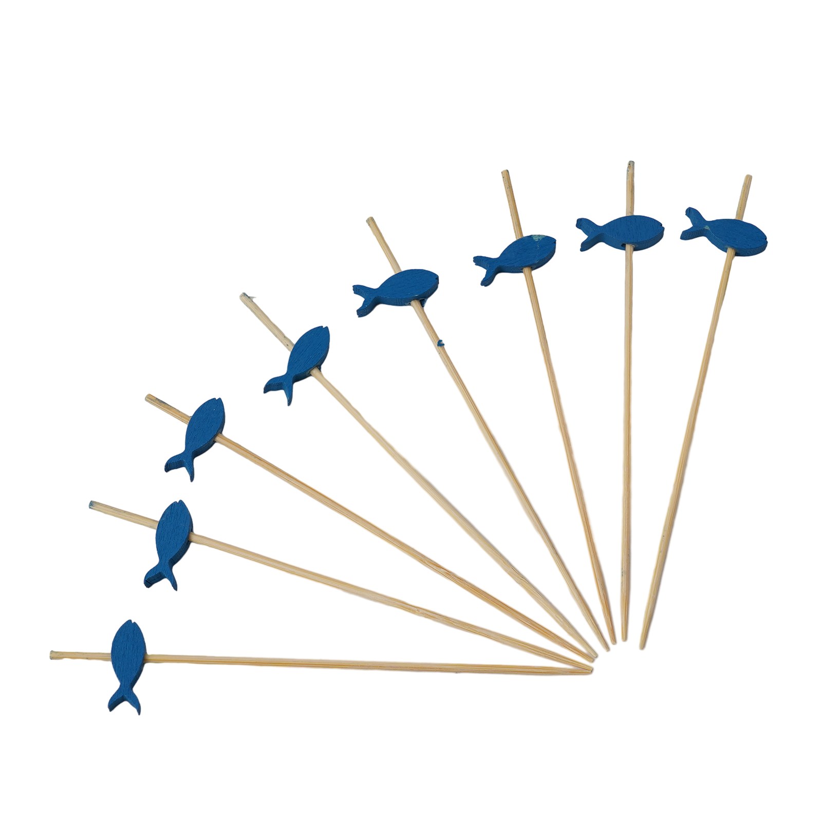 Blauwe visvormige cocktailprik - Ice Pick Pick recensie en prijs