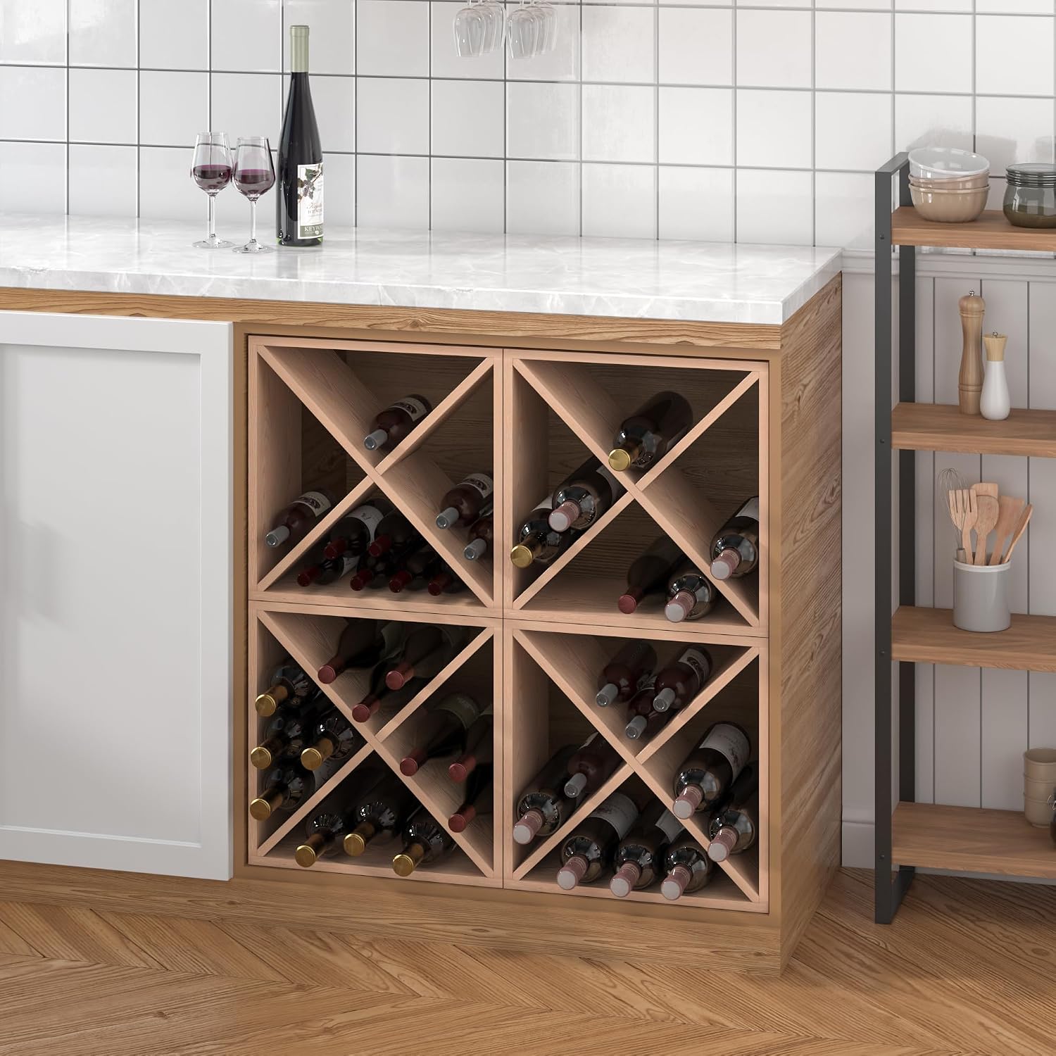 96 Flessen Wijnrek Aanrecht Wi - Home Bar Shelves recensie en prijs