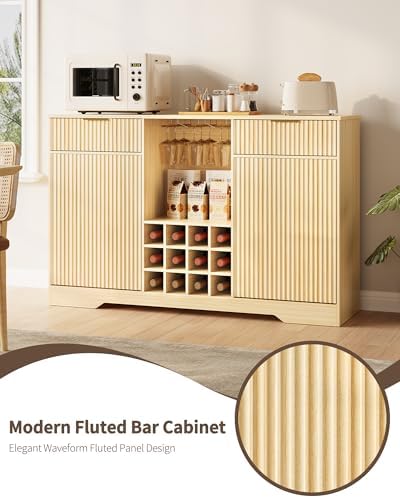 55 inch gefluteerde wijnbar ka - Home Bar And Cabinet recensie en prijs