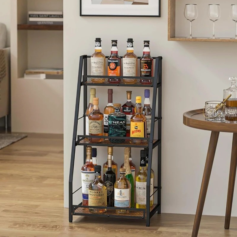3-laags wijnrek met trapvormig - Home Bar Shelves recensie en prijs