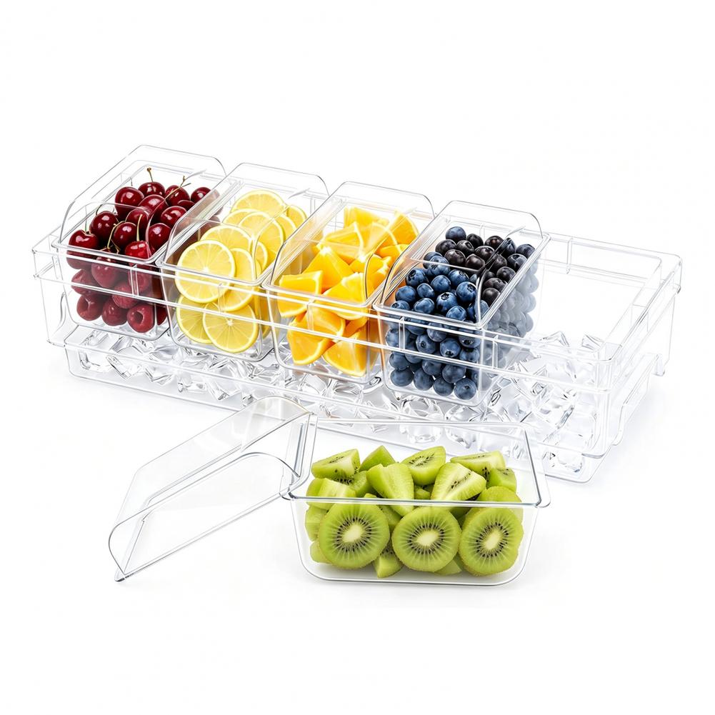 2026 Taco Bar Serveerset voor  - Garnish Tray Set recensie en prijs