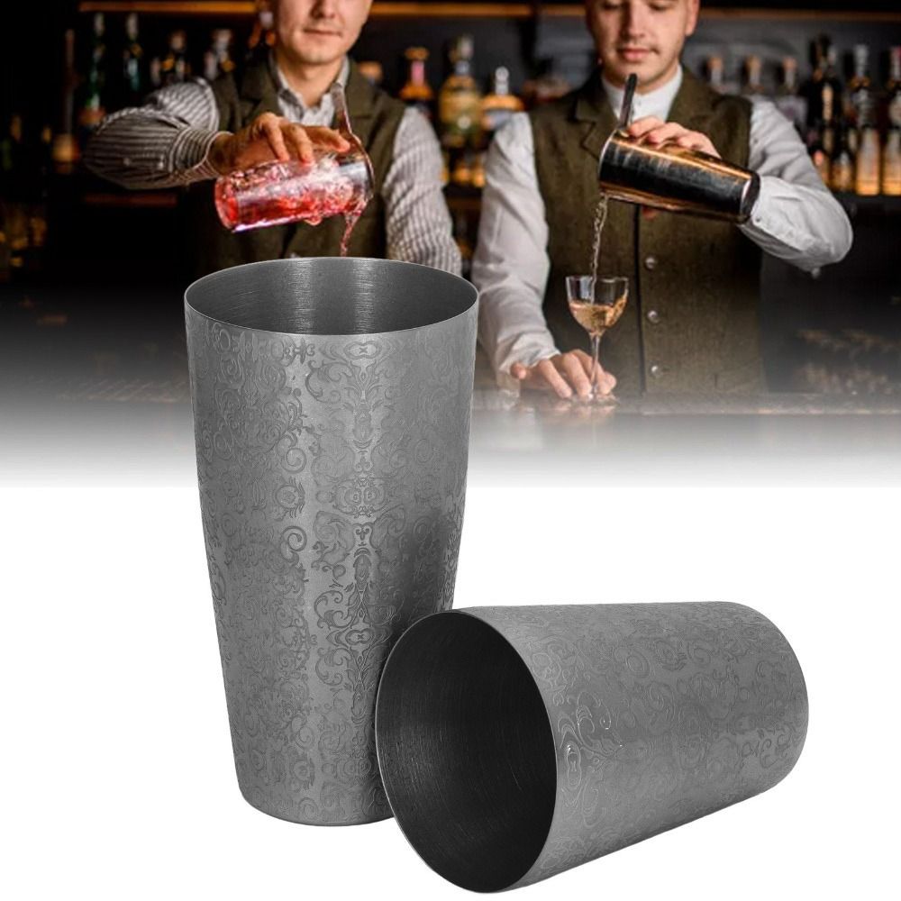 2-delige set met geëtst patroo - Boston Shaker Set recensie en prijs