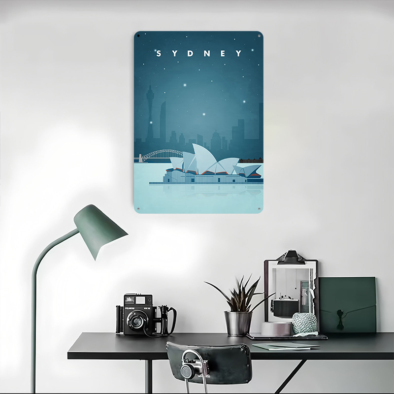 Sydney Travel Poster Aangepast - Home Bar Sydney recensie en prijs