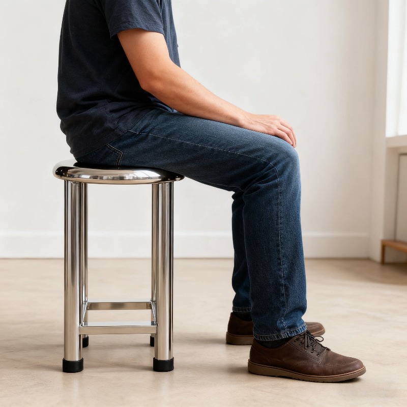 304 roestvrijstalen ronde kruk - Home Bar Stools recensie en prijs