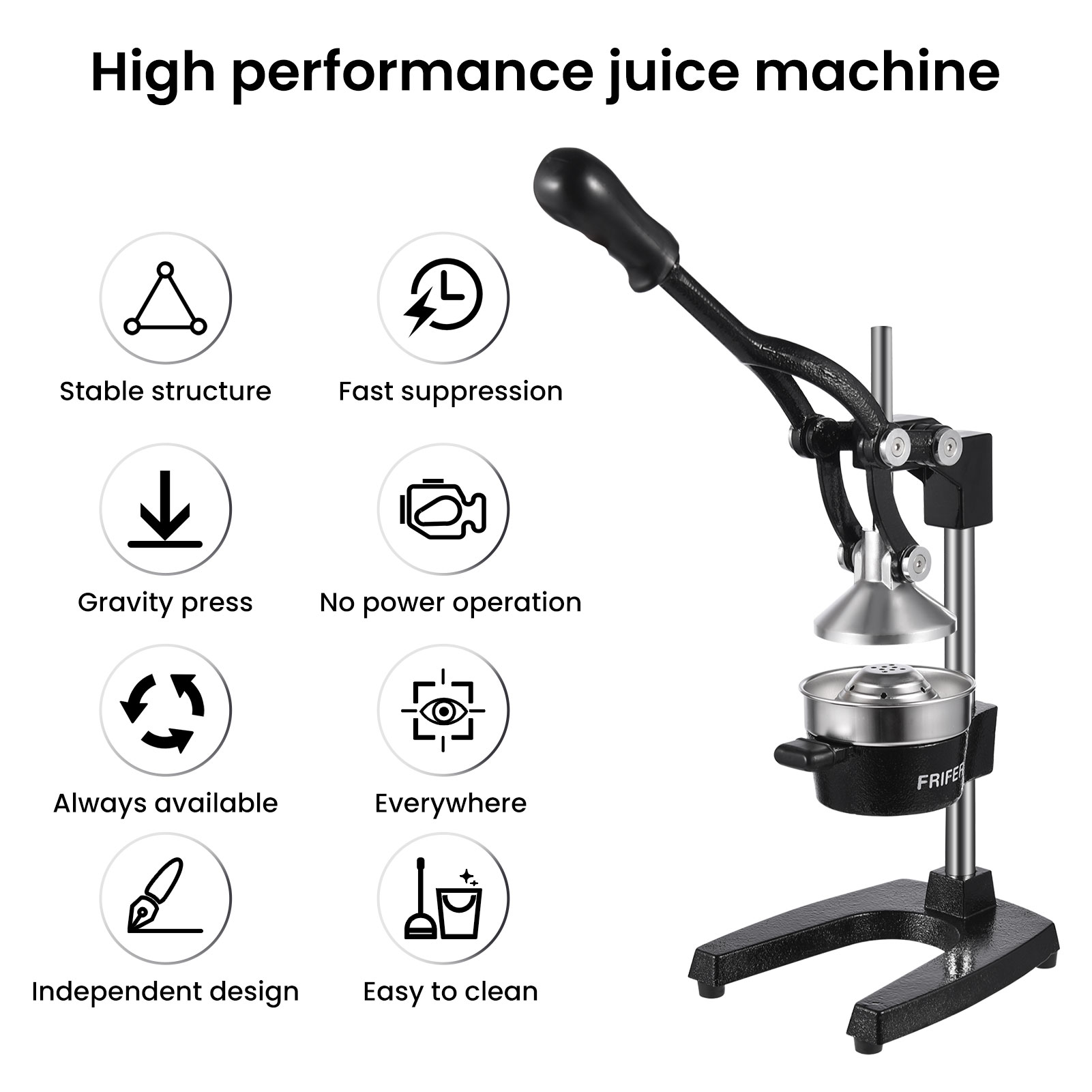 Lichtgewicht handmatige citrus - Citrus Juicer Bar recensie en prijs