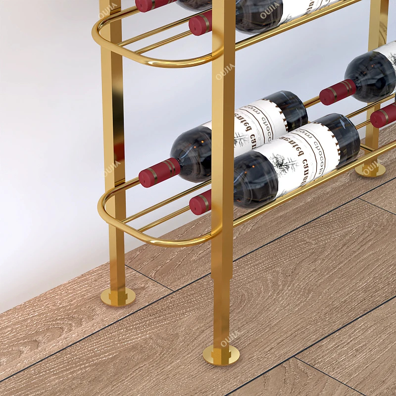 Wandrek voor wijn, van metaal  - Home Bar Shelves recensie en prijs